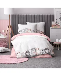 Bed linen set for kids KITTY