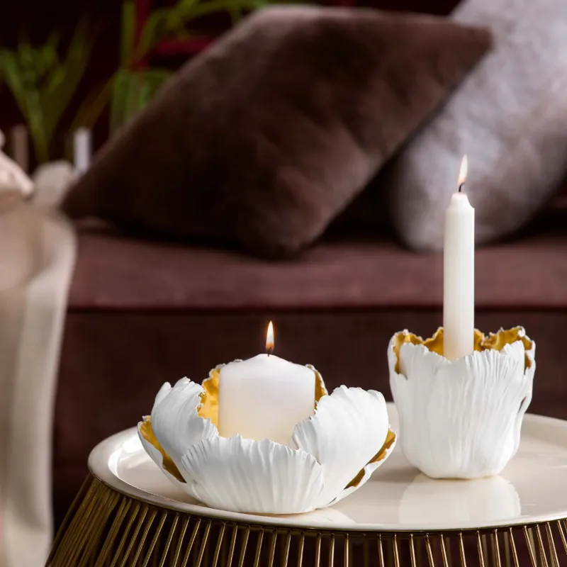 Candle holder CAMELLIA  