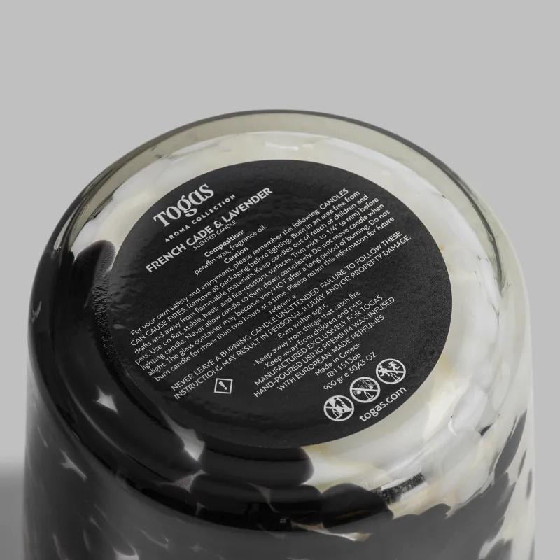 Scented candle FRENCH CEDAR AND LAVENDER