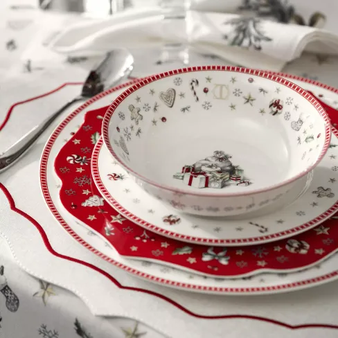 Salad plate SNOWFUN