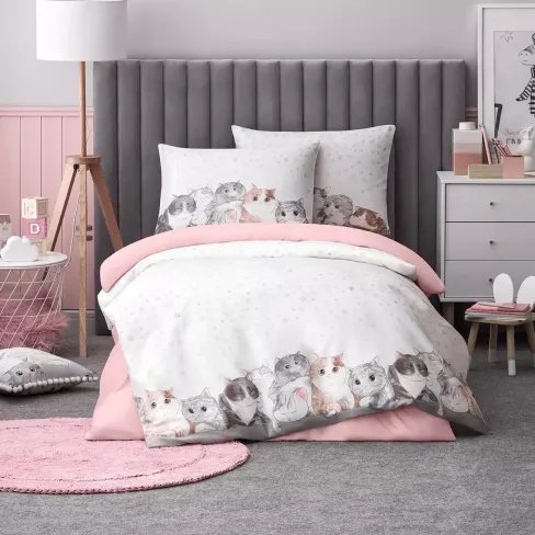 Bed linen set for kids KITTY