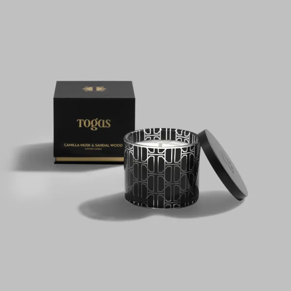 Scented candle SANDALWOOD & CAMILLA