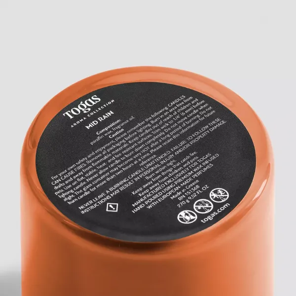 Scented candle MID RAIN
