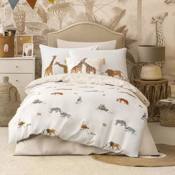 Bed linen set for kids SAFARI